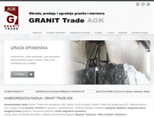 Tablet Screenshot of granit-trade.rs